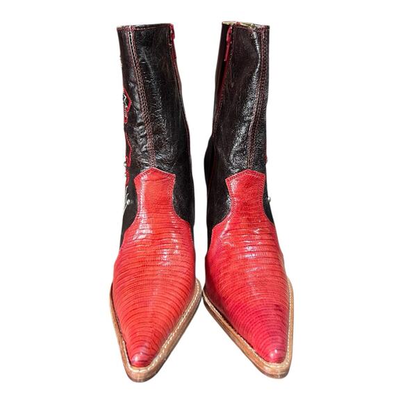 Camila Ted And Black Leather Boots 6.5 - Picture 2 of 8